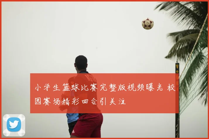 小学生篮球比赛完整版视频曝光 校园赛场精彩回合引关注